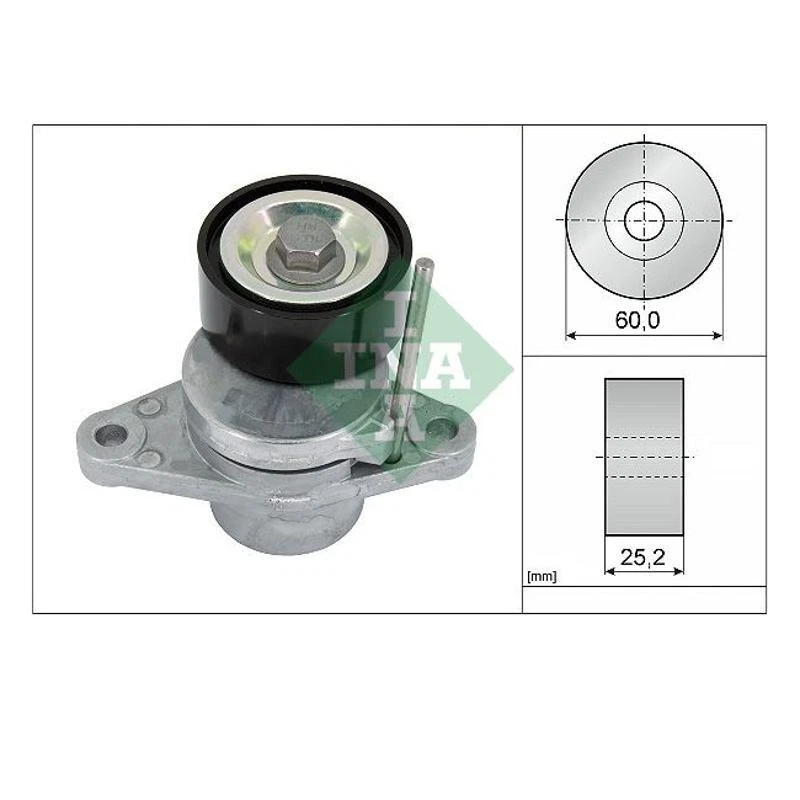 Ina 534 0474 10 Correa Poli V Tensor De La Correa para Renault Dacia lada - Imagen 1 de 1