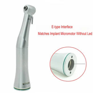 Implante dental 20:1 quirúrgico contraángulo tipo E pieza de mano de baja velocidad ajuste WH WI-75 - Imagen 1 de 6
