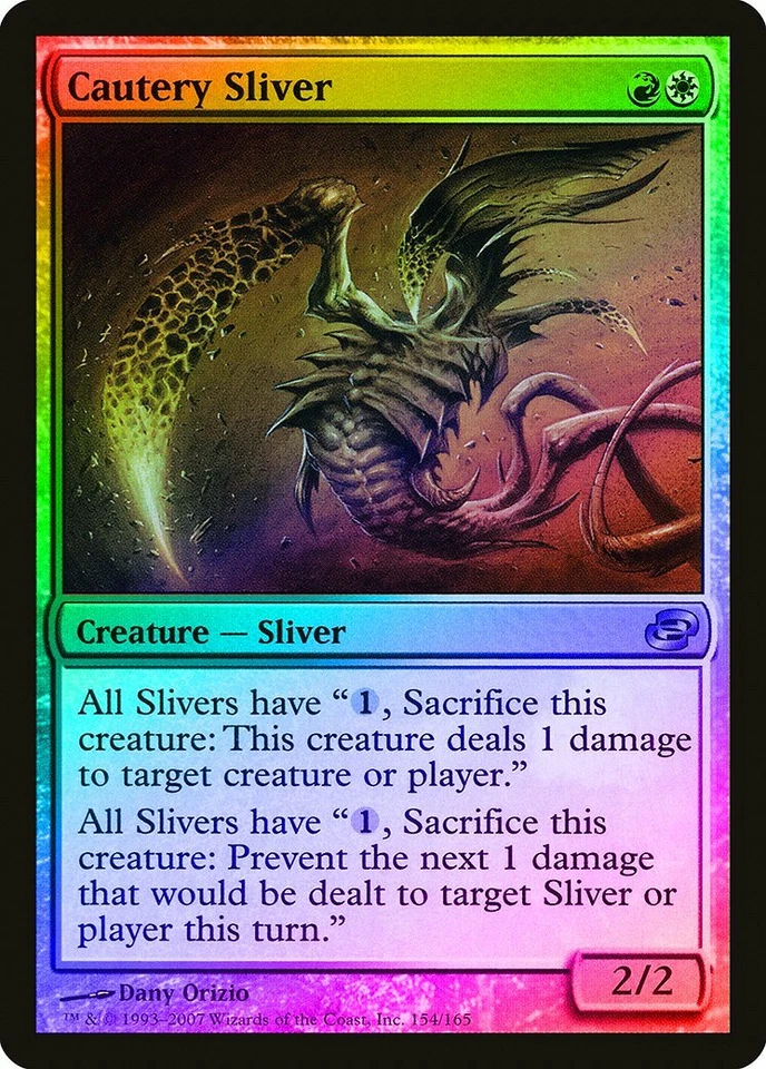 Cautery Sliver FOIL Planar Chaos PLD White Red Uncommon MAGIC CARD ABUGames - Image 1 of 1