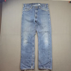 Jeans vintage anni 90 Levi's 505 regular dritto blu lavaggio denim 34x32 vintage anni 90 - Foto 1 di 6