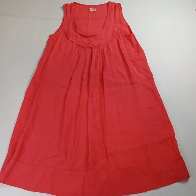 Vestido rosa pequeño Edme & Esyllte 100 % algodón sin mangas para mujer talla S Foto 1 de 4
