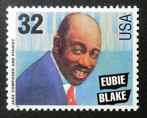 2988 MNH 1995 32c Jazz Musicians Eubie Blake organ piano player music Baltimore - Picture 1 of 1