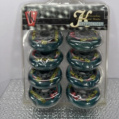 Paquete de 8 KRYPTONICS✨Instigador✨Roll On✨ 81A✨Ruedas en línea✨Unidades de propulsión circular Foto 1 de 3