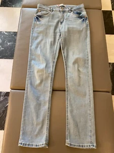 Levis 511 Light Blue Wash Youth Size 18 Reg W29 L31 Stretch Jeans Adjust Waist - Picture 1 of 24
