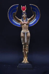 Seltene altägyptische Antiquitäten Isis Statue der Göttin geflügelte Isis ägyptisch v. Chr. - Bild 1 von 6
