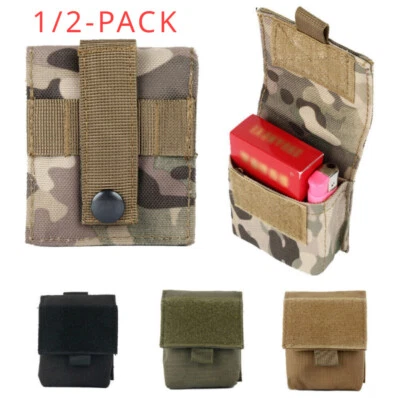 Molle Tactical Military Cigarette Pouch Small Bag EDC Utility Lighter Waist Pack