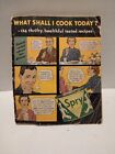 What Should I Cook Today? Spry Vegetable Shortening Cook/Recipe Book, 48 p. Vntg