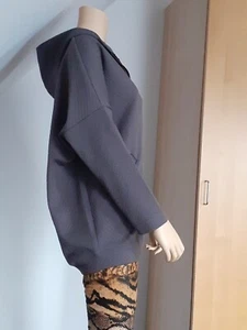 Kapuzenjacke Gr. 38 Fledermausärmel taupe - Bild 1 von 7
