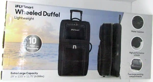 iFLY Smart 29" Extra Large Capacity Lightweight Wheeled Duffel BLACK - Picture 1 of 5