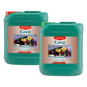 Canna Coco A+B 5L Litre Veg And Flower Plant Food Base Nutrients Hydroponics - Picture 1 of 5