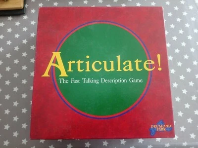 ARTICULATE Board Game Drumond Park  Complete family word card  - Image 1 of 3