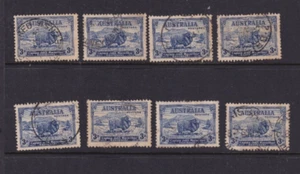 AUSTRALIA 1934 MERINO SHEEP 3D BLUE SG151 BULK CV. $120 VFU #1914 - Picture 1 of 1