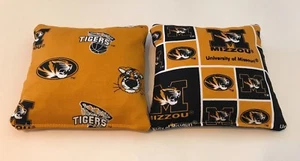 UNIVERSITY OF MISSOURI MIZZOU TIGER CORNHOLE SITZSÄCKE WERFEN SPIEL - 8er SET - Bild 1 von 1
