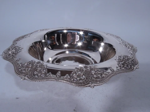 Tiffany Bowl 17790 Antique Edwardian Classical American Sterling Silver Cover