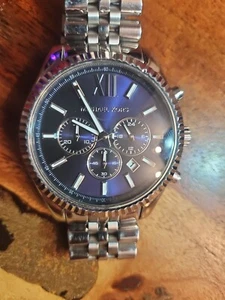 Michael Kors MK 8280 Lexington Herren Silber - Bild 1 von 4