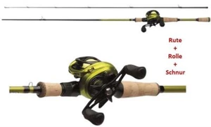Kinetic HELLCAT CL Trigger Baitcast Set Angel Rute 2,4m 12-40g + Rolle + Schnur - Bild 1 von 4