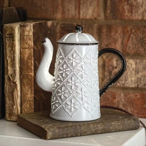 White Kettle Wax Warmer Unique Design Kitchen & Home Decorative - Picture 1 of 1