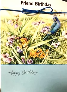 General Birthday Card, Nature's Sketchbook, A Year Filled with Good Times NS10-3 - Picture 1 of 3