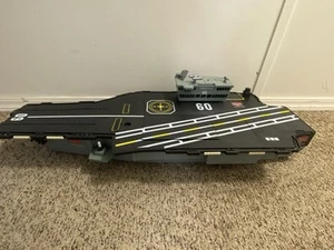 GI Joe 2001 USS SARATOGA FLUGZEUGTRÄGER Licht, Sound, getestet - bewegt! Fun - Bild 1 von 24