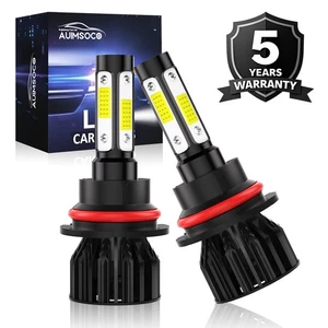 2x 9007 Bombilla de faro LED haz alto/bajo PARA 1992-2003 Mack RD 600.688.690S - Imagen 1 de 11