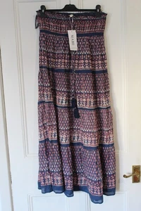 Blue Multi M.A.B.E. Ropa mari maxi falda - talla XS - nueva con etiqueta - Imagen 1 de 7
