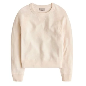 J CREW Damen Kaschmir Rundhals Pullover in meliertem Musselin Größe M Neu mit Etikett - Bild 1 von 9