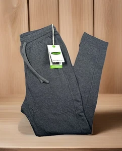 NWT Cariloha Bamboo Jogger Men M Carbon Heather Gray Lightweight Comfort Wicking - Picture 1 of 12