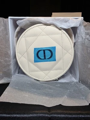 DIOR QUILTED VIP VANITY CASE WITH MIRROR NEW IN BOX - Image 1 of 4