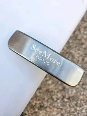 Putter SeeMore FGP lâmina preta com capa  - Imagem 1 de 4