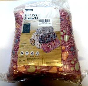 BVagss 6er Pack Hundedecken Super Weich Fleece Flanell Mehrfarbig 41" x 29" - Bild 1 von 3