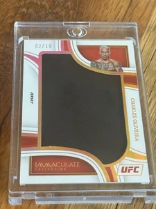 Panini Immaculate Collection UFC 2023 - Memorabilia Jumbo Charles Oliveira 02/10 - Imagen 1 de 2