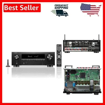 AVR-X1800H 7.2 Channel AV Receiver – 80W Power, Essential for Home Theater Setup - Image 1 of 4