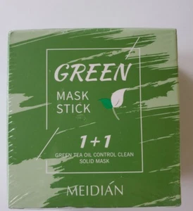 Green Tea Oil Control Clean Solid Mask Meidian 2 Mask Sticks 1 Package Fresh - Picture 1 of 6