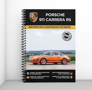 PORSCHE 911 CARRERA RS : Libretto Di Restauro E Manutenzione  CONSEGNA GRATUITA - Foto 1 di 8