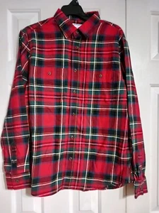 Camicia uomo Old Navy doppia flanella spazzolata taglia M rossa a quadri M1 nuova con etichetta - Foto 1 di 5