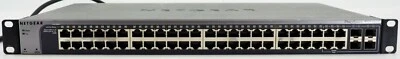NetGear Prosafe 48-Port Gigabit Switch with Static Routing GS748TR 272-10535-02  - Image 1 of 4