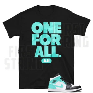 One For All Shirt to Match Jordan 1 Mid Tropical Twist / Black Shirt S-2XL - Picture 1 of 2