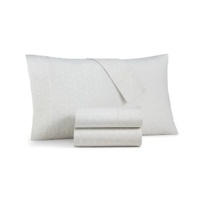 Martha Stewart Collection Holiday Printed 3 Pc. Twin Sheet Set Snowflakes - Image 1 of 2