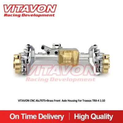Vitavon Front Axle Housing set CNC Alu7075+Brass for Traxxas TRX-4 TRX-6 1:10 - Image 1 of 4