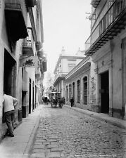 O’Reilly Street , Down San Ignacio Street At the Cathedral, Havana Cuba 5X7