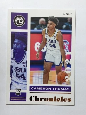 2021-22 Panini Chronicles Draft Picks #15 Cameron Thomas RC - Image 1 of 2