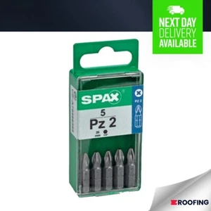 Spax POZI PZ2 LENGTH 25mm **Pack of 5 Drill Bits** - Picture 1 of 2