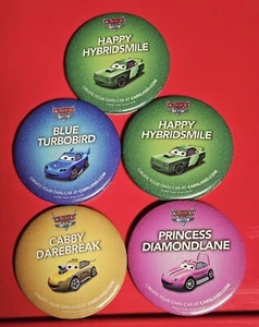 Disneyland Carsland 3 inch Pin Button Set - Picture 1 of 2