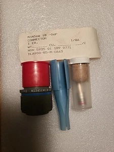 MS3456W18-6P, 1- Pin Male Connector, NSN 5935-01-189-0771, NOS. - Picture 1 of 2