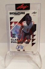 2023 Leaf Signature Series #BACP3 Clark Phillips III 1/1 Auto XRC "Space"