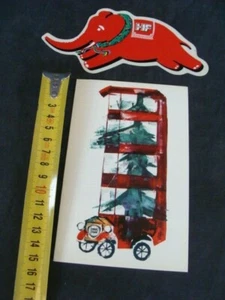 Adesivo originale Lancia HF con auguri natalizi - Picture 1 of 5