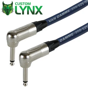 Van Damme cavo jack angolato destro blu - 1/4". Neutrik Piombo altoparlante ad alta voce, 2,5 mm2 - Foto 1 di 4