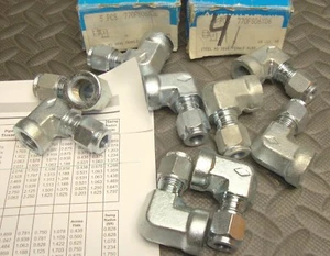 9 NUEVO Imperial 770FS06X06 Codo Hembra 3/8 Tubo a 3/8 Tubo Rosca - Imagen 1 de 4