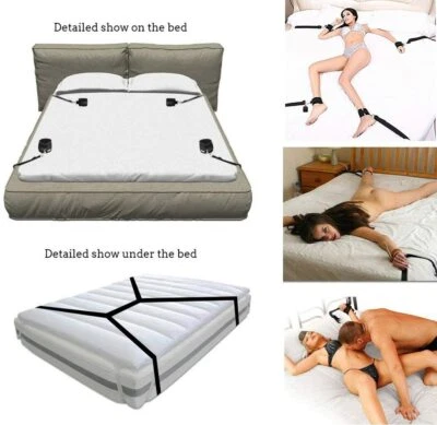 LA TANA UMIDA Cinghie Costrittive fetish sesso bondage corde Manette Caviglie letto Da Gioco