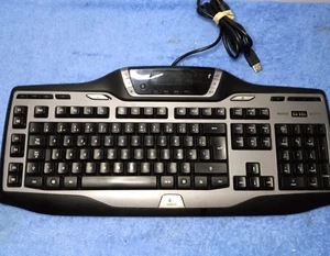 Logitech G15 Computer USB Gaming Keyboard LCD Screen - Picture 1 of 12